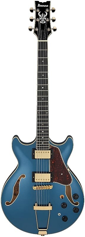 Ibanez AMH90PBM AM Series Artcore 6-String Electric Guitar (Prussian Blue Metallic)
Ibanez AMH90PBM AM Series Artcore 6-String Electric Guitar (Prussian Blue Metallic)