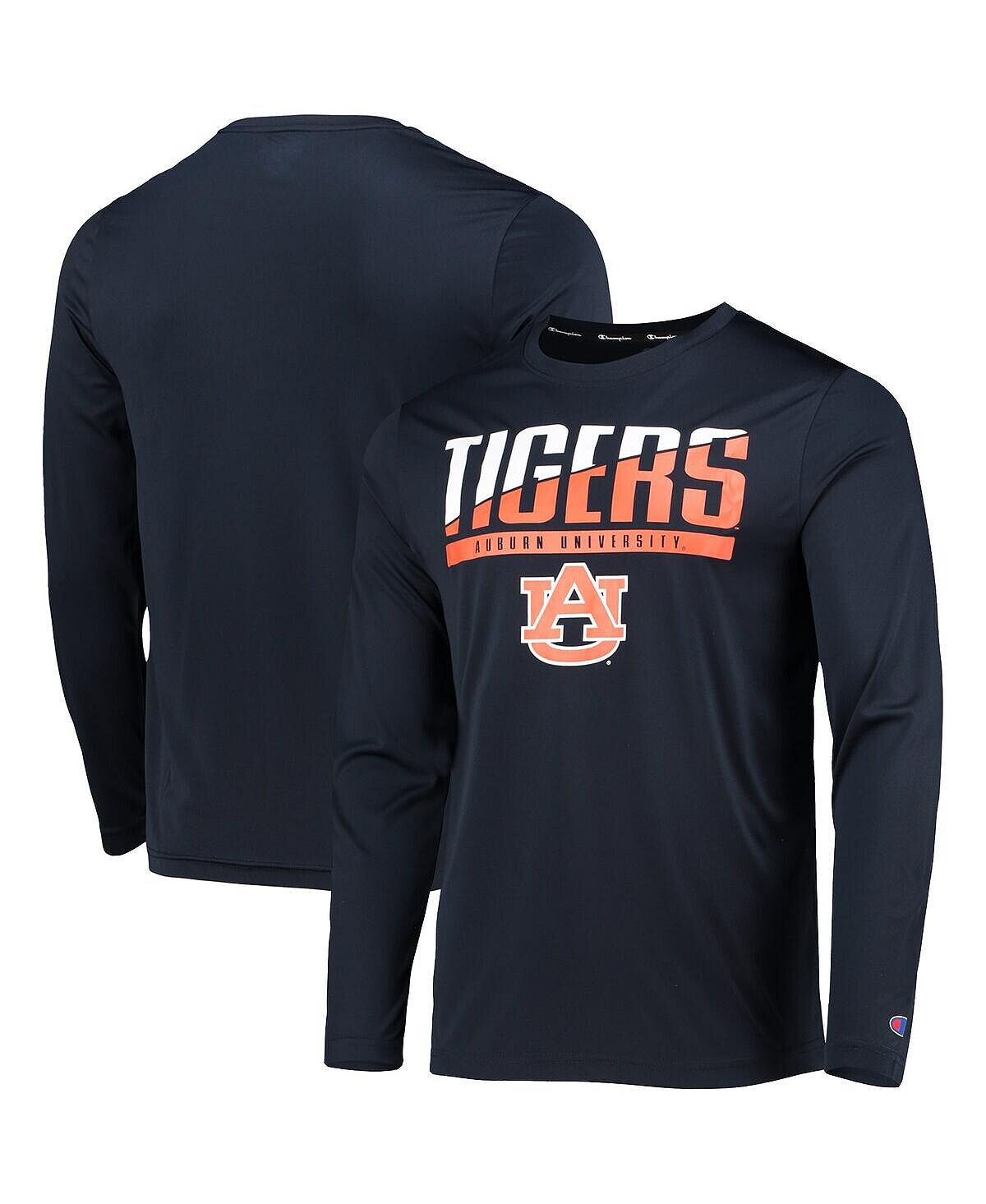 Мужская темно-синяя футболка с длинным рукавом auburn tigers wordmark slash Champion, синий
Мужская темно-синяя футболка с длинным рукавом auburn tigers wordmark slash Champion, синий