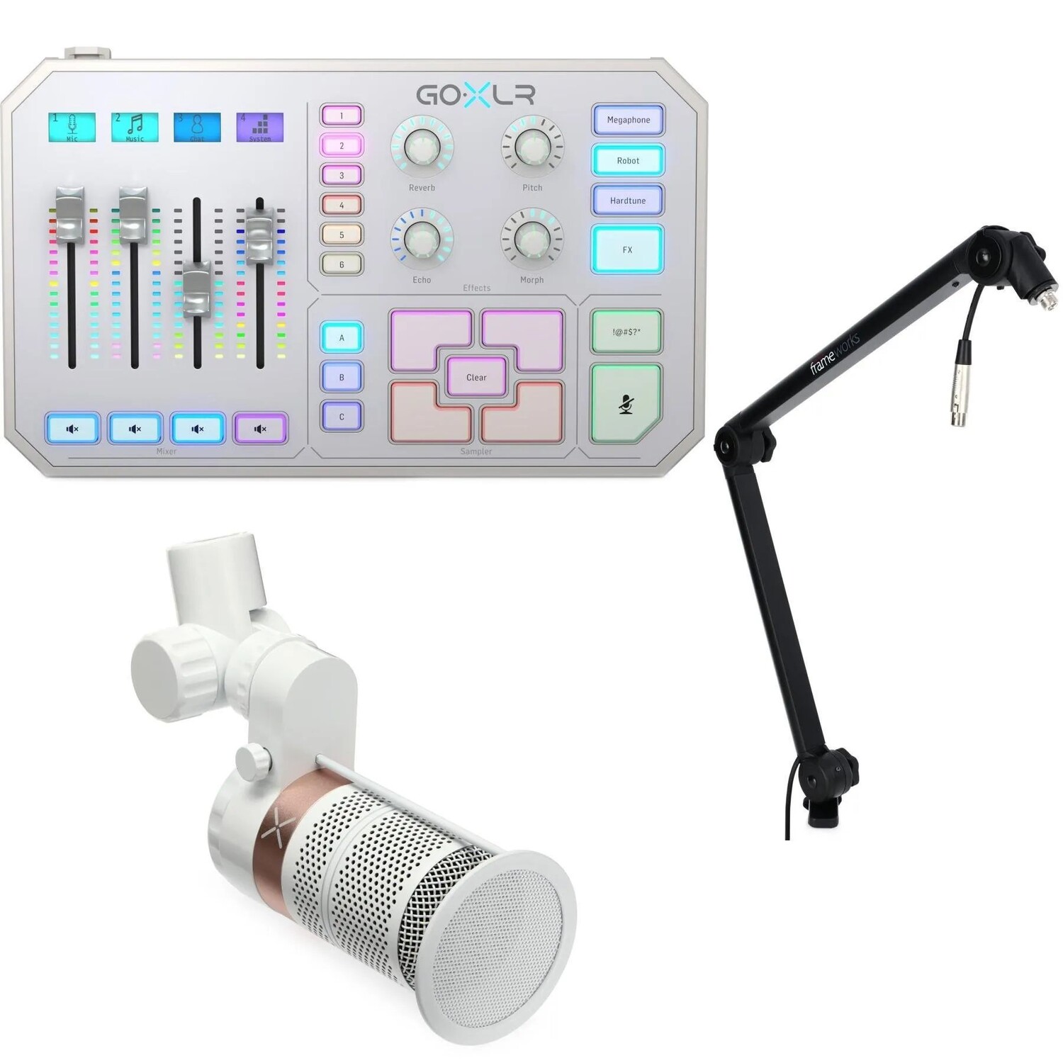 Новый 4-канальный USB-микшер TC-Helicon GoXLR и комплект вещания GoXLR MIC
Новый 4-канальный USB-микшер TC-Helicon GoXLR и комплект вещания GoXLR MIC