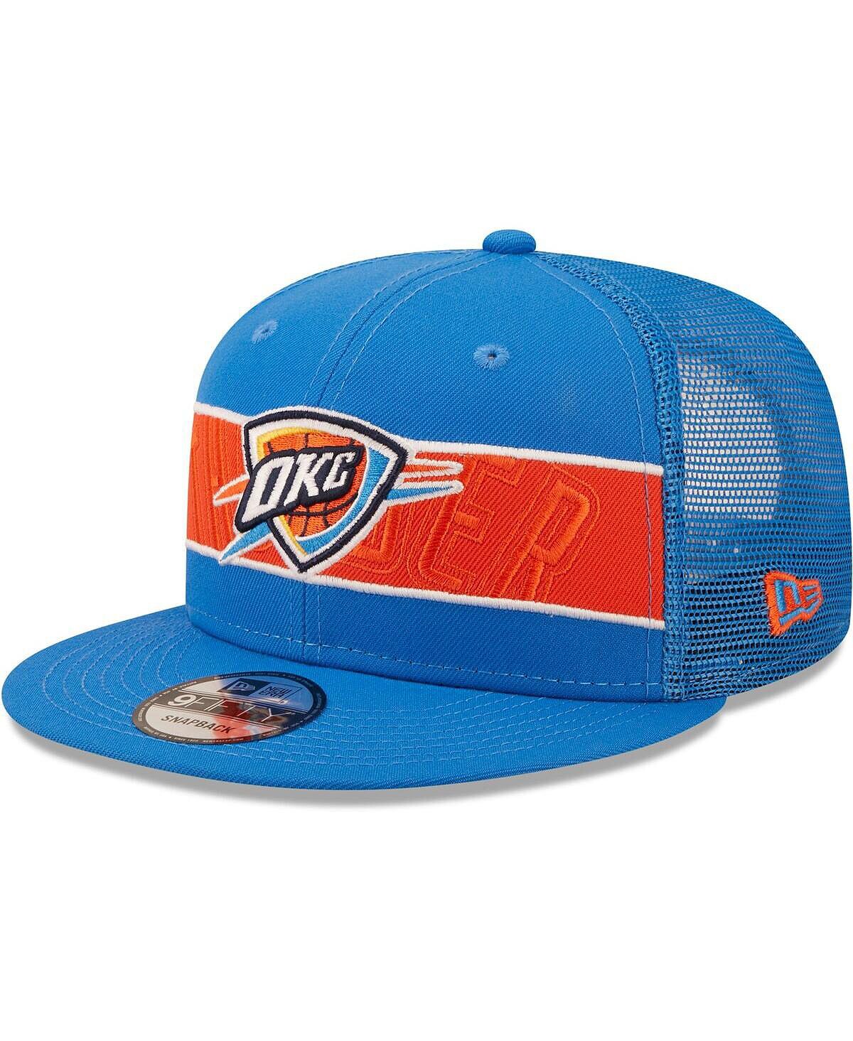 Мужская синяя кепка с тональным ремешком Oklahoma City Thunder Trucker 9Fifty Snapback New Era
Мужская синяя кепка с тональным ремешком Oklahoma City Thunder Trucker 9Fifty Snapback New Era