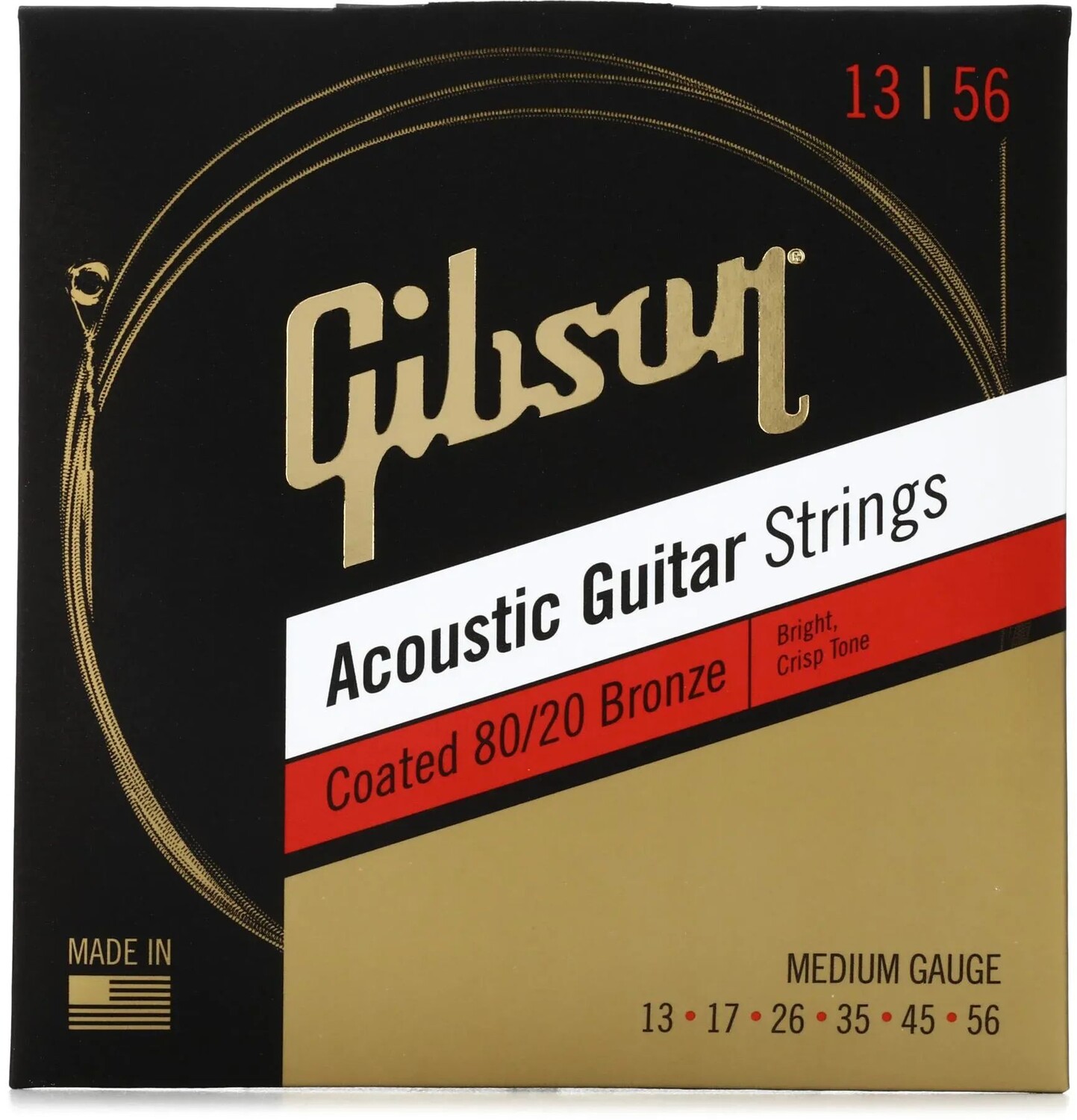Аксессуары Gibson SAG-CBRW13 Струны для акустической гитары из бронзы 80/20 с покрытием — .013-.056, средние
Аксессуары Gibson SAG-CBRW13 Струны для акустической гитары из бронзы 80/20 с покрытием — .013-.056, средние