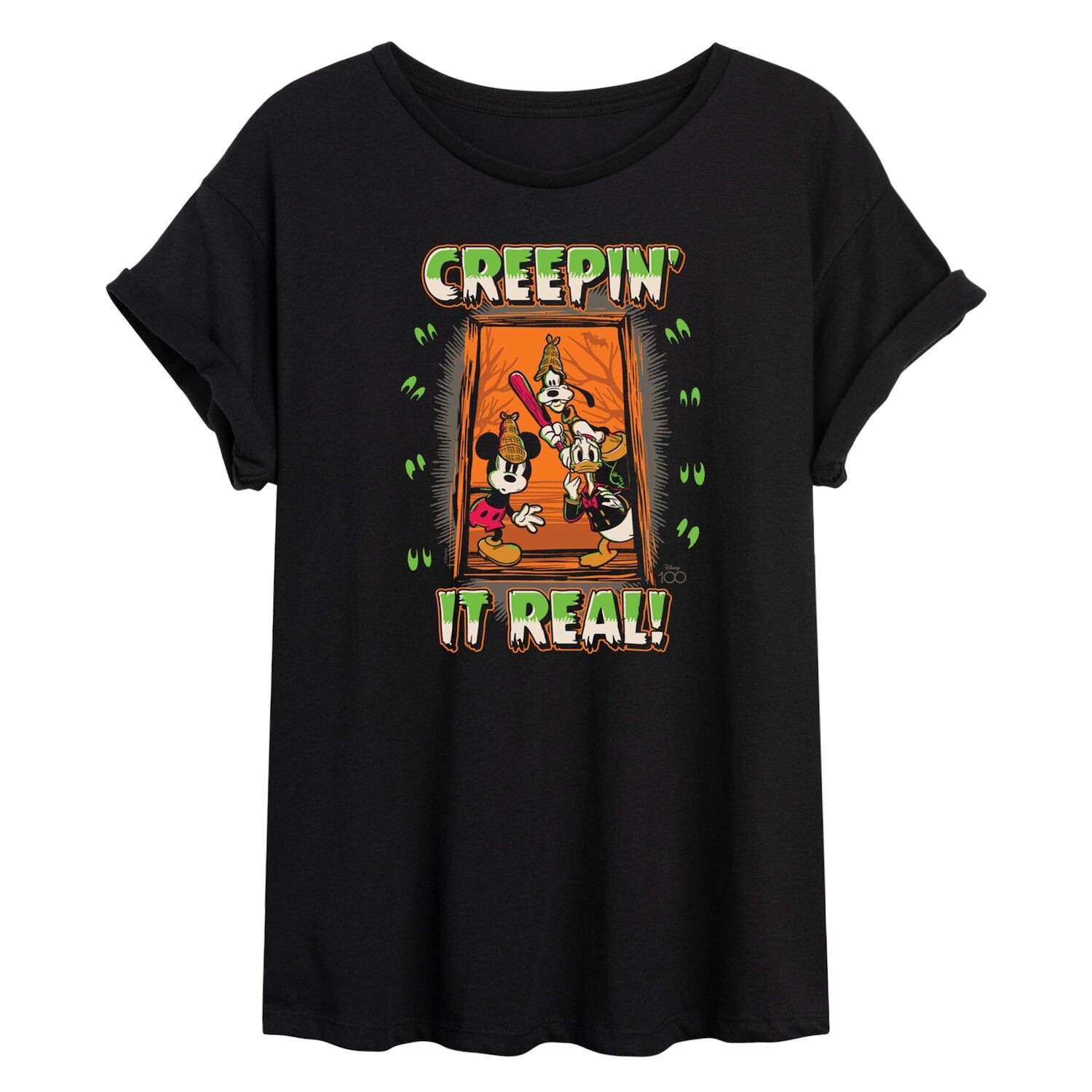 Футболка Disney 100 Juniors Creepin It Real с струящимся рисунком Licensed Character
Футболка Disney 100 Juniors Creepin It Real с струящимся рисунком Licensed Character