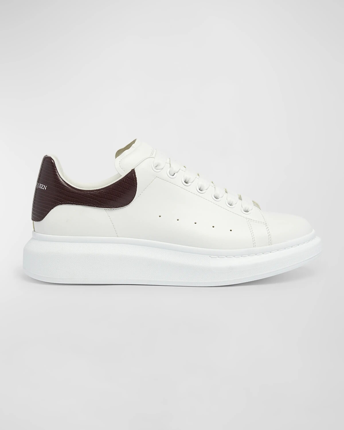 Мужские кожаные низкие кеды Larry Oversized Alexander McQueen, цвет Whtbordeux
Мужские кожаные низкие кеды Larry Oversized Alexander McQueen, цвет Whtbordeux