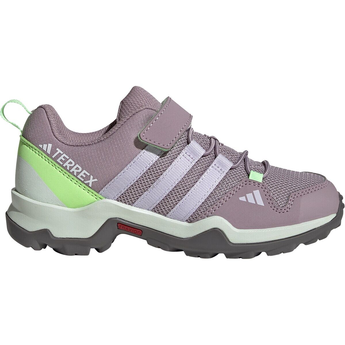 Походные кроссовки ax2r cf — детские Adidas Terrex, цвет preloved fig/silver dawn/green spark
Походные кроссовки ax2r cf — детские Adidas Terrex, цвет preloved fig/silver dawn/green spark