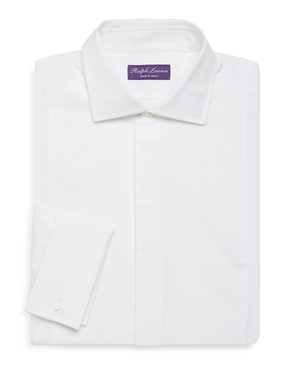 Однотонная рубашка классического кроя с длинными рукавами Ralph Lauren Purple Label, белый
Однотонная рубашка классического кроя с длинными рукавами Ralph Lauren Purple Label, белый