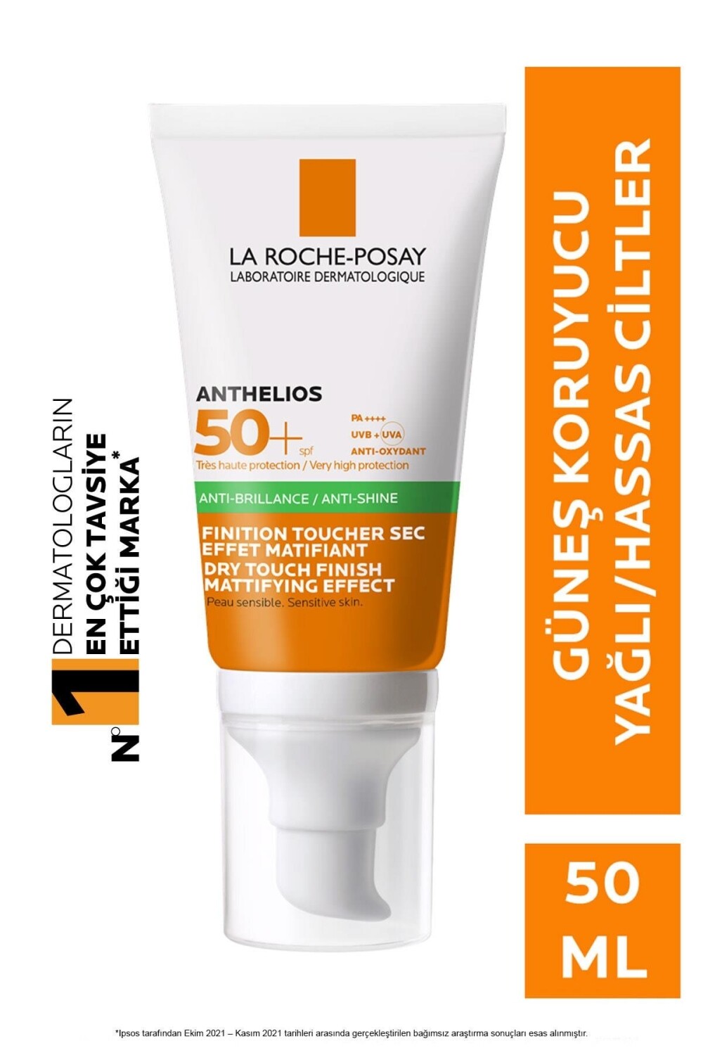 La Roche-Posay Anthelios Dry Touch Gel-Cream Spf 50+ 50 мл Солнцезащитный крем против жирного блеска LA ROCHE POSAY
La Roche-Posay Anthelios Dry Touch Gel-Cream Spf 50+ 50 мл Солнцезащитный крем против жирного блеска LA ROCHE POSAY