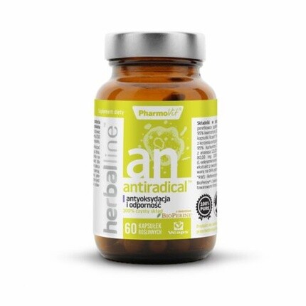 Иммунитет 6в1 Антирадикальные антиоксиданты Гербалин Фармовит 60 капсул Pharmovit
Иммунитет 6в1 Антирадикальные антиоксиданты Гербалин Фармовит 60 капсул Pharmovit