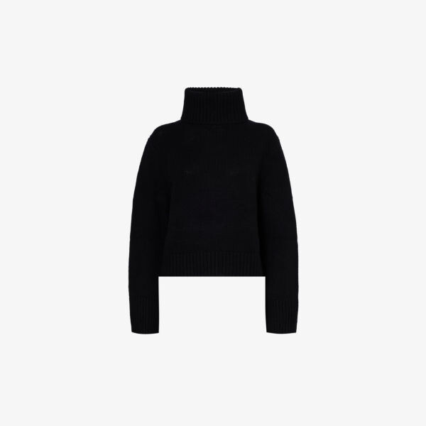 Джемпер из смеси шерсти и кашемира с высоким воротником Polo Ralph Lauren, черный
Джемпер из смеси шерсти и кашемира с высоким воротником Polo Ralph Lauren, черный