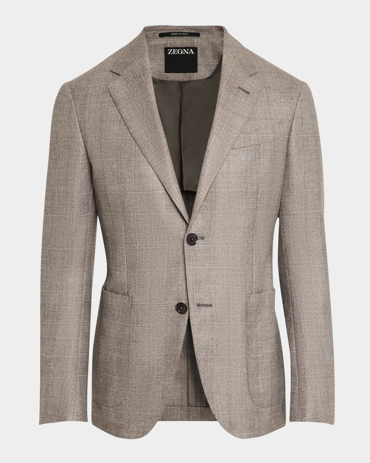 Мужское меланжевое спортивное пальто с оконным стеклом Zegna, цвет Medium Gray Check
Мужское меланжевое спортивное пальто с оконным стеклом Zegna, цвет Medium Gray Check