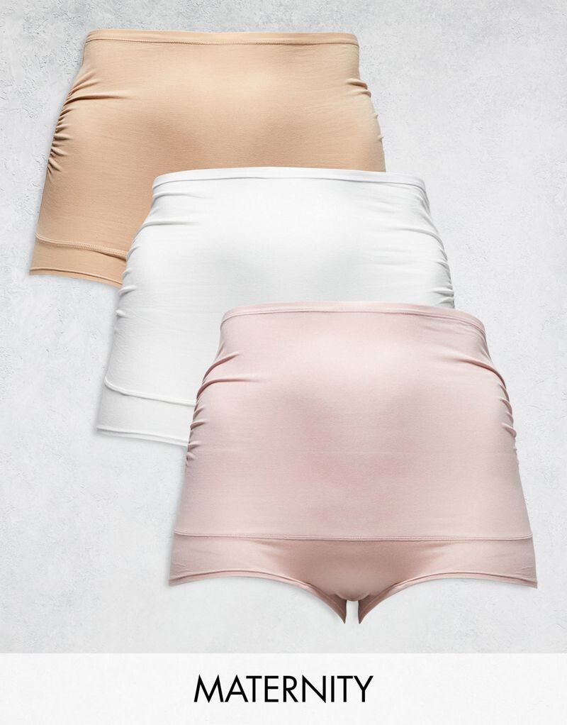 Lindex Maternity – Комплект из 3 пар трусиков с высокой талией черного и бежевого цвета
Lindex Maternity – Комплект из 3 пар трусиков с высокой талией черного и бежевого цвета