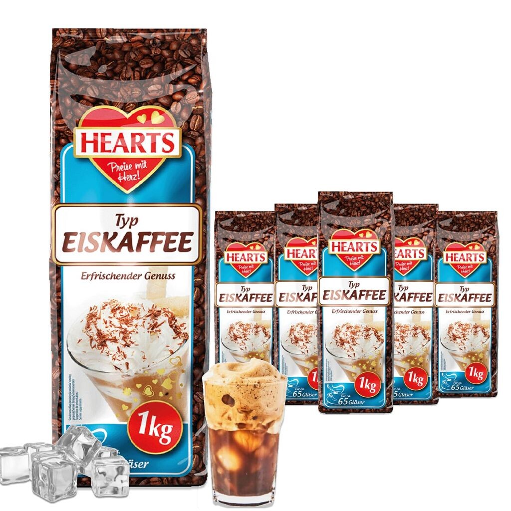 Холодный кофе HEARTS 5 х 1 кг, большая упаковка для всей семьи Tsi Consumer Goods
Холодный кофе HEARTS 5 х 1 кг, большая упаковка для всей семьи Tsi Consumer Goods