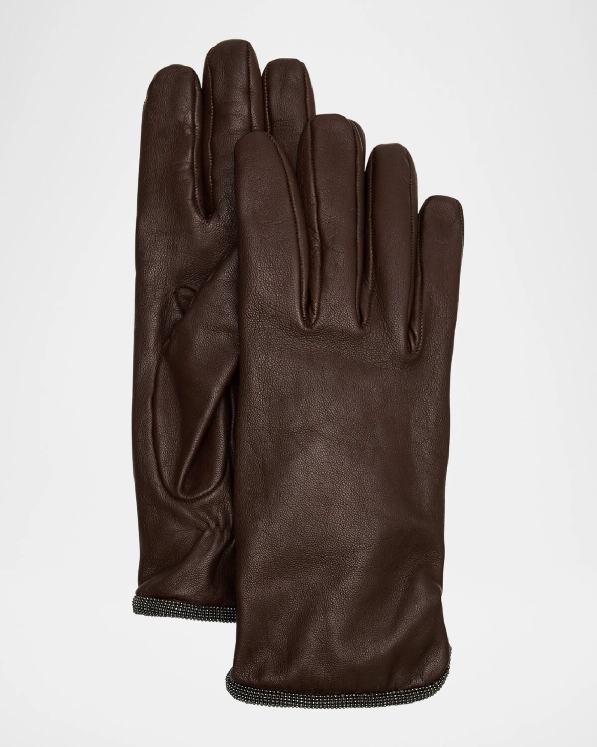Кожаные перчатки Smooth Glove с деталями Monili Brunello Cucinelli, коричневый
Кожаные перчатки Smooth Glove с деталями Monili Brunello Cucinelli, коричневый