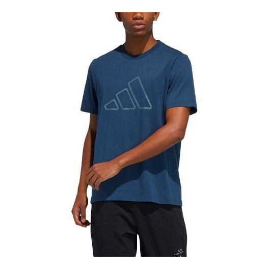 Футболка adidas Th Tee Techgfx Logo Printing Sports Training Short Sleeve Navy Blue, синий
Футболка adidas Th Tee Techgfx Logo Printing Sports Training Short Sleeve Navy Blue, синий