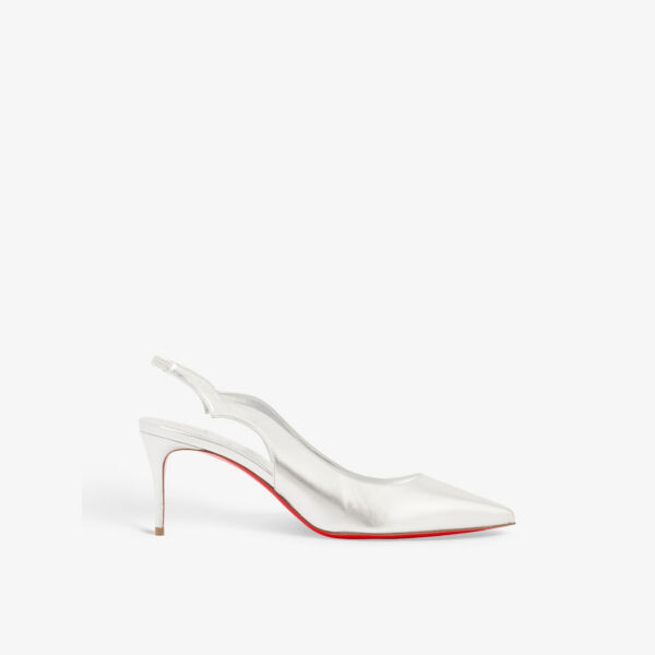 Босоножки Hot Chick 70 из кожи металлизированного цвета с пяткой на пятке Christian Louboutin, серебряный, Серый
Босоножки Hot Chick 70 из кожи металлизированного цвета с пяткой на пятке Christian Louboutin, серебряный, Серый