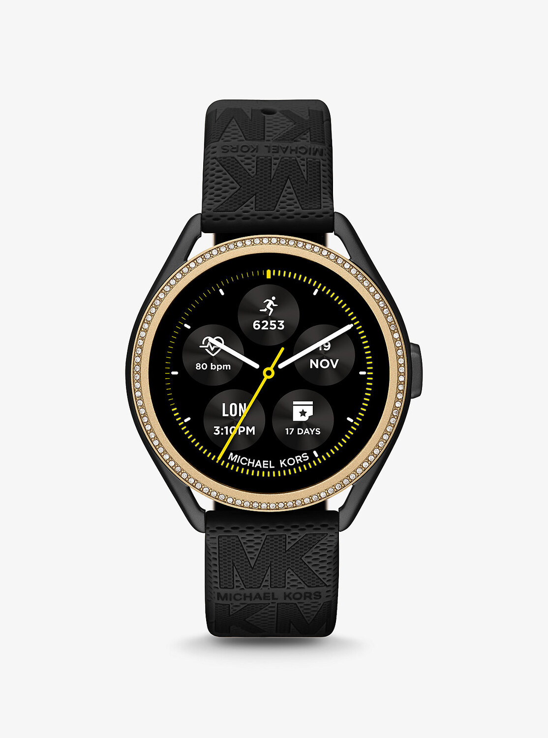 Умные часы Michael Kors Access Gen 5E MKGO, двухцветные и резиновые с логотипом Michael Kors, черный
Умные часы Michael Kors Access Gen 5E MKGO, двухцветные и резиновые с логотипом Michael Kors, черный