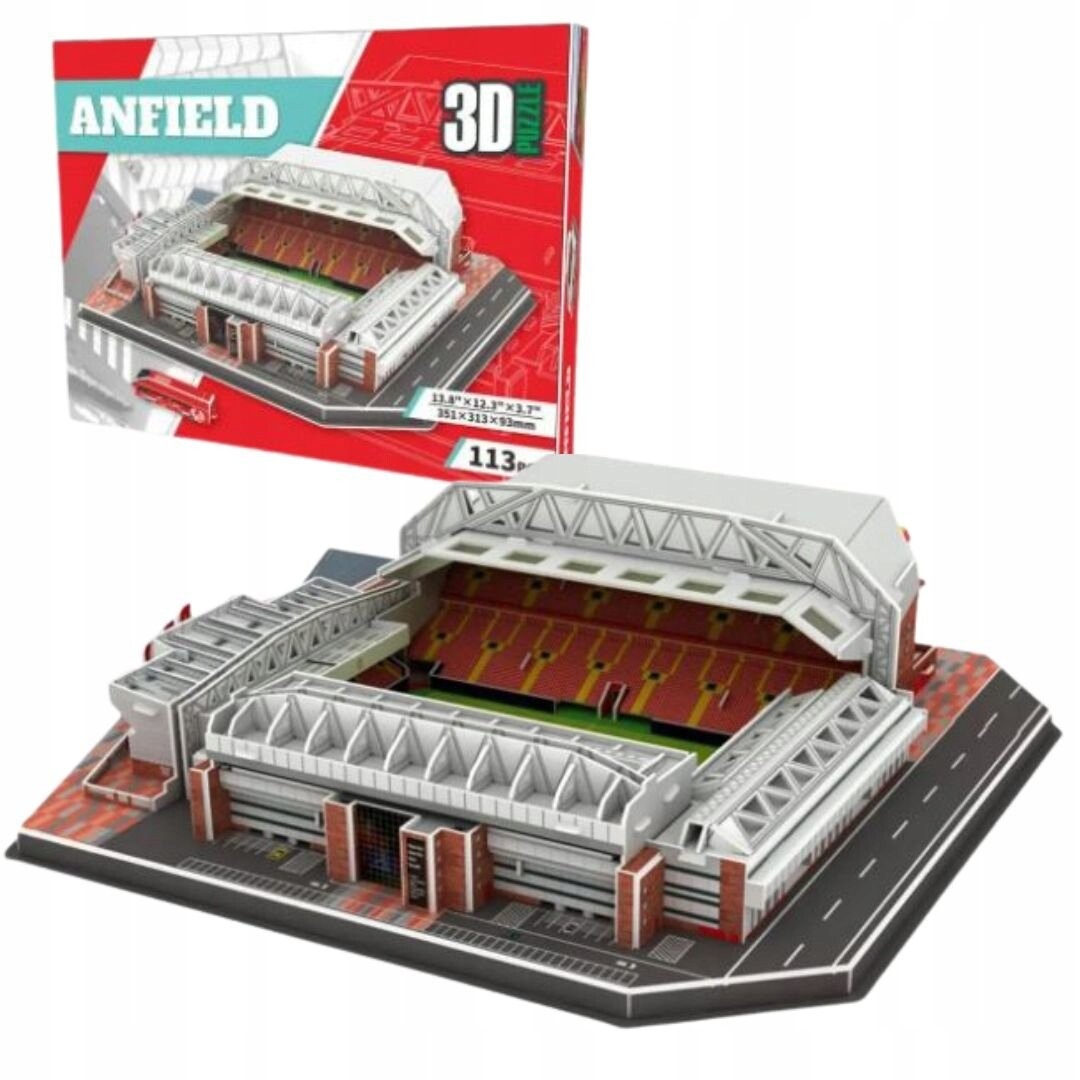 3D ПАЗЛ ЛИВЕРПУЛЬСКИЙ ФУТБОЛЬНЫЙ СТАДИОН FC ANFIELD PREMIER LEAGUE БОЛЬШОЙ 113 шт. Inna marka
3D ПАЗЛ ЛИВЕРПУЛЬСКИЙ ФУТБОЛЬНЫЙ СТАДИОН FC ANFIELD PREMIER LEAGUE БОЛЬШОЙ 113 шт. Inna marka