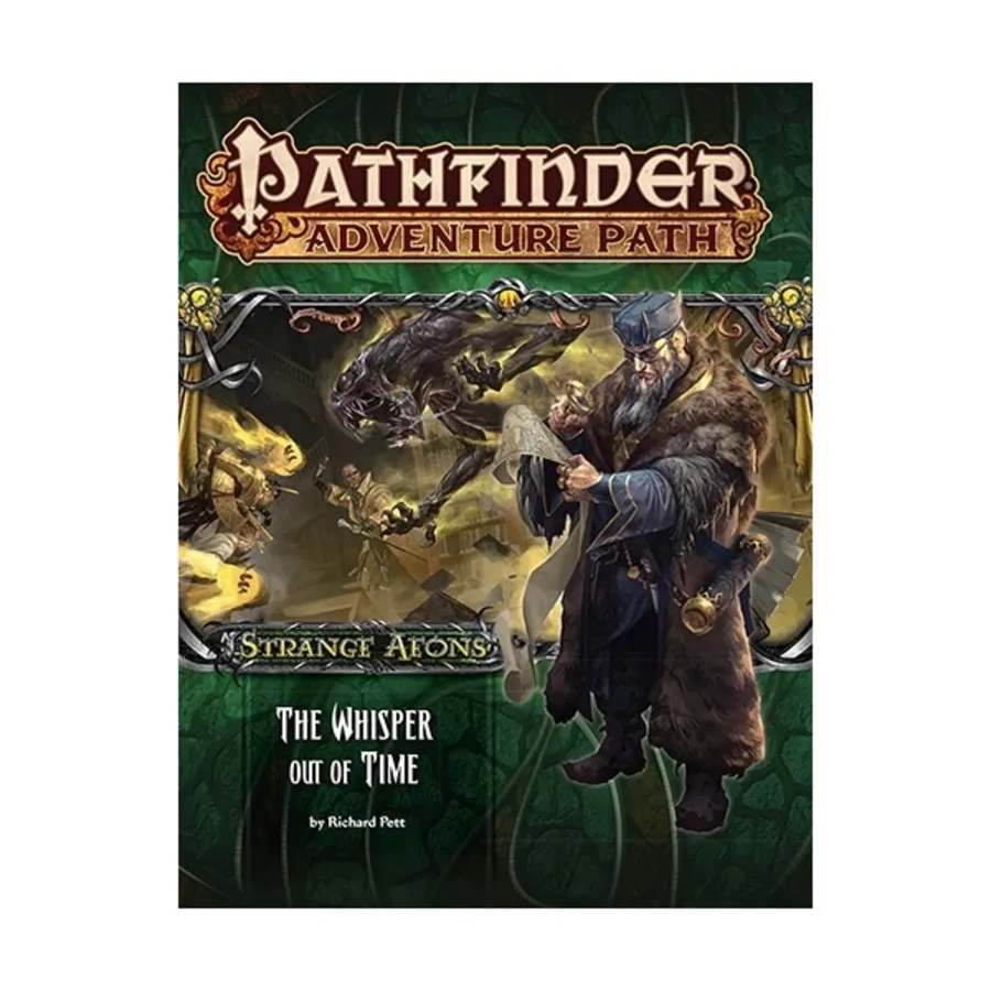 #112 "Strange Aeons #4 - The Whisper Out of Time", Pathfinder Roleplaying Game (1st Edition) - Adventure Path #091 - #120, мягкая обложка
#112 "Strange Aeons #4 - The Whisper Out of Time", Pathfinder Roleplaying Game (1st Edition) - Adventure Path #091 - #120, мягкая обложка