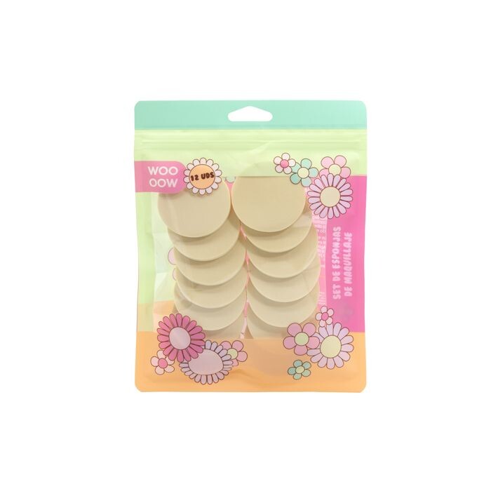 Набор косметики Set 12 Esponjas de maquillaje planas Woo Oow, 12 unidades
Набор косметики Set 12 Esponjas de maquillaje planas Woo Oow, 12 unidades