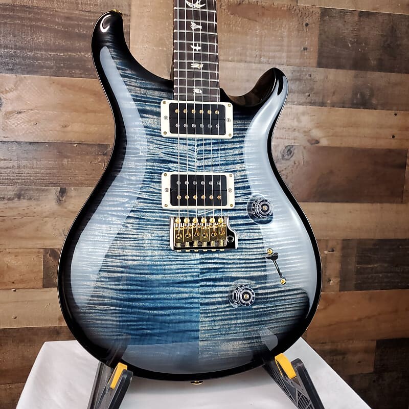 PRS Paul Reed Smith Custom 24 10-Top, нестандартный цвет Faded Whale Blue Smoke 170
PRS Paul Reed Smith Custom 24 10-Top, нестандартный цвет Faded Whale Blue Smoke 170