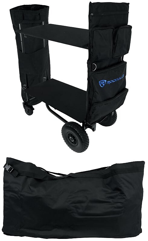 Rockville Rock Cart Pro DJ Equipment Транспортировочная тележка с (3) сумками + пол + полка Rock Cart Pro Acc Kit
Rockville Rock Cart Pro DJ Equipment Транспортировочная тележка с (3) сумками + пол + полка Rock Cart Pro Acc Kit