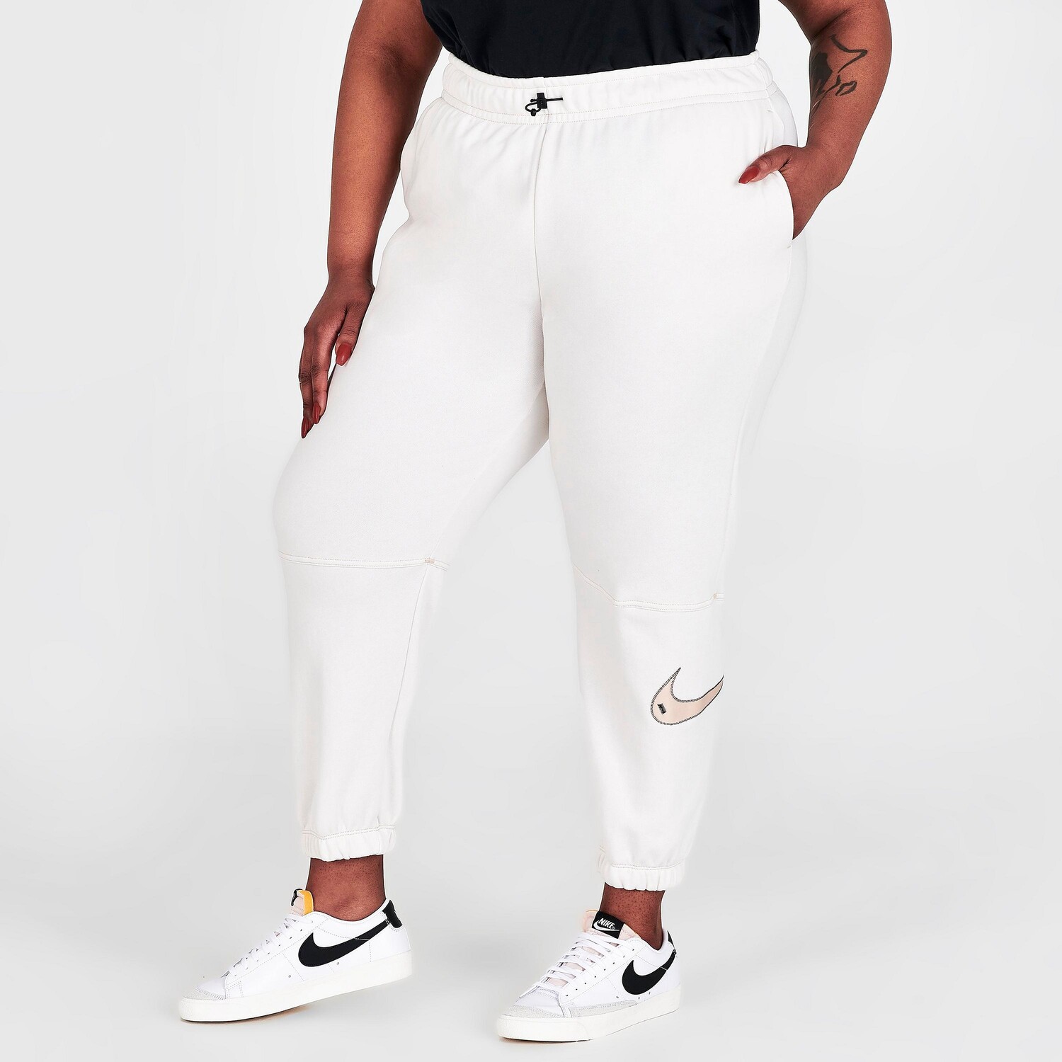 Женские брюки-джоггеры с высокой посадкой Nike Sportswear Swoosh (большие размеры), серый
Женские брюки-джоггеры с высокой посадкой Nike Sportswear Swoosh (большие размеры), серый