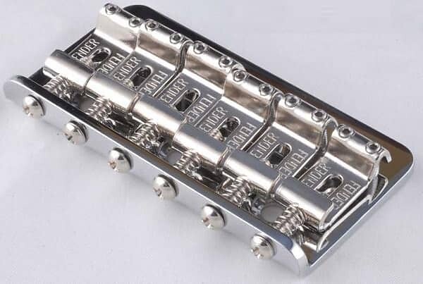 Fender Non Tremolo 6-Saddle Hardtail Classic/Standard Series Stratocaster Bridge Assembly Chrome 006-0068-0 0060068000
Fender Non Tremolo 6-Saddle Hardtail Classic/Standard Series Stratocaster Bridge Assembly Chrome 006-0068-0 0060068000