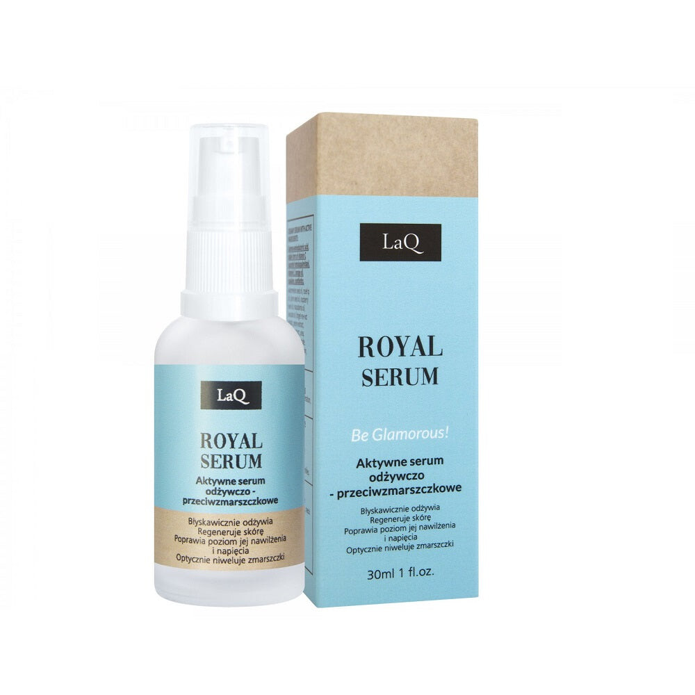 LaQ Royal Serum активная питательная сыворотка против морщин No1 Be Glamorous! 30мл
LaQ Royal Serum активная питательная сыворотка против морщин No1 Be Glamorous! 30мл