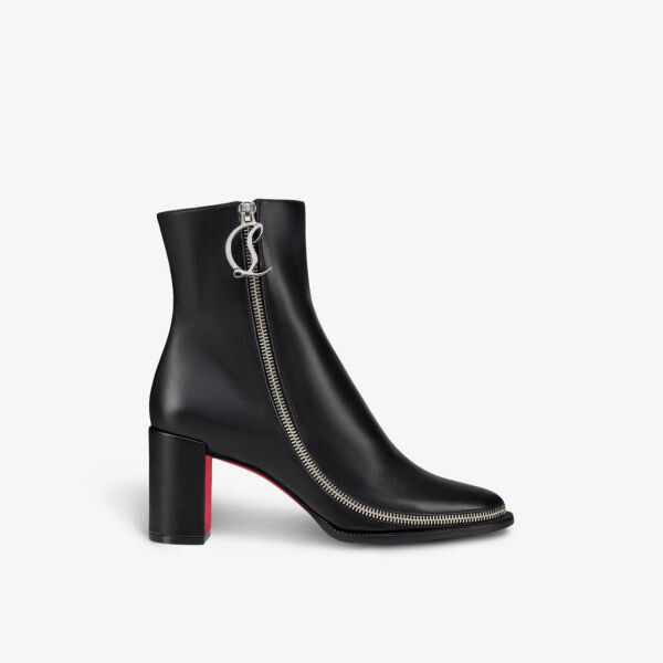 Кожаные ботильоны на каблуке CL Zip Booty 70 с бляшкой-логотипом Christian Louboutin, черный
Кожаные ботильоны на каблуке CL Zip Booty 70 с бляшкой-логотипом Christian Louboutin, черный