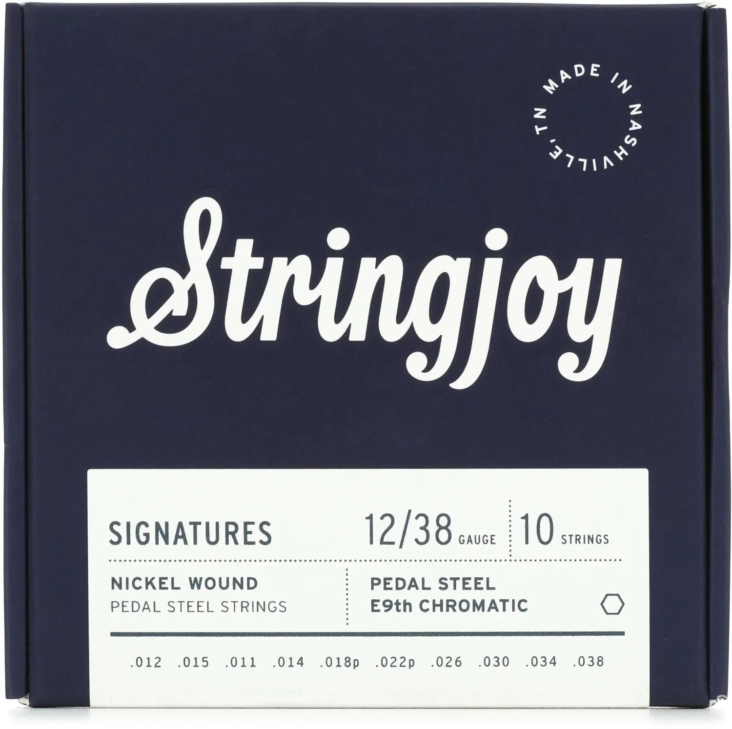 Stringjoy Signatures Стальные гитарные струны E9th с никелевой обмоткой и педалью - (.012 - .038)
Stringjoy Signatures Стальные гитарные струны E9th с никелевой обмоткой и педалью - (.012 - .038)