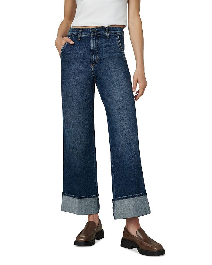 Joe's Jeans Джинсы-брюки Trixie с высокой посадкой и широкими манжетами цвета Double Down, синий
Joe's Jeans Джинсы-брюки Trixie с высокой посадкой и широкими манжетами цвета Double Down, синий