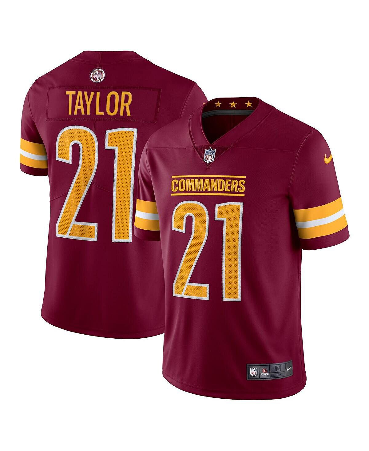 Мужская футболка sean taylor burgundy washington commanders 2022 home retired player limited jersey Nike
Мужская футболка sean taylor burgundy washington commanders 2022 home retired player limited jersey Nike