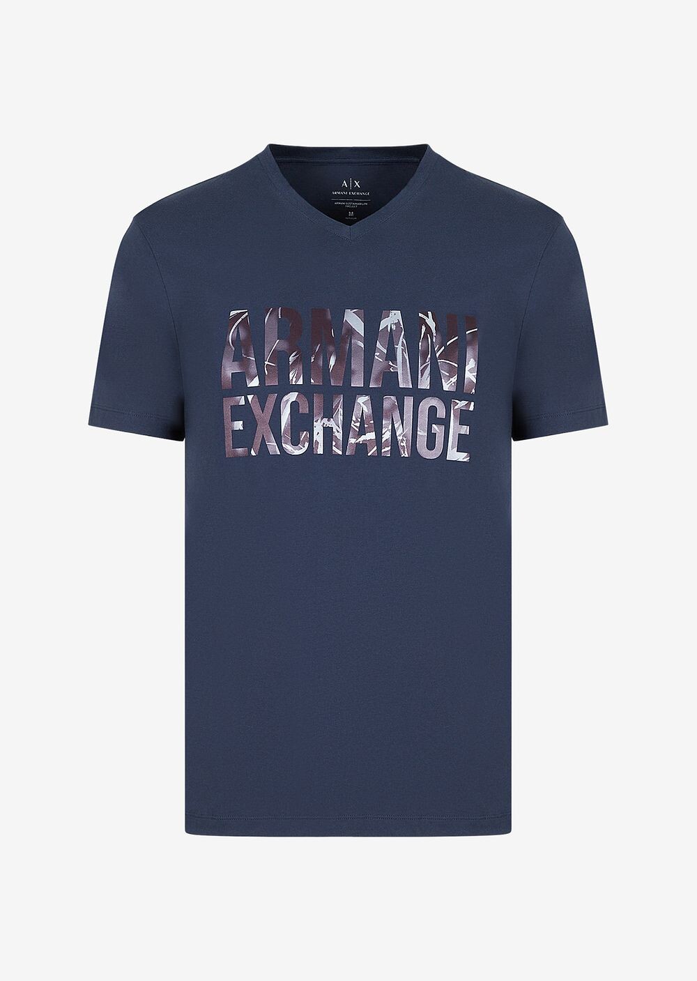 Футболка классического кроя из органического джерси и хлопка с логотипом Armani Exchange, синий
Футболка классического кроя из органического джерси и хлопка с логотипом Armani Exchange, синий