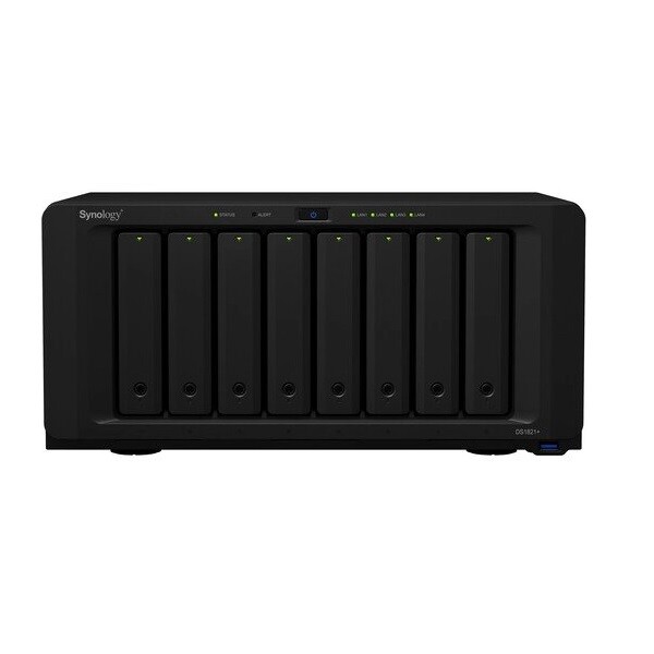 Сетевое хранилище Synology 48 Тб DS1821+ NAS с 8 отсеками с 8 дисками (8x6Тб), черный
Сетевое хранилище Synology 48 Тб DS1821+ NAS с 8 отсеками с 8 дисками (8x6Тб), черный