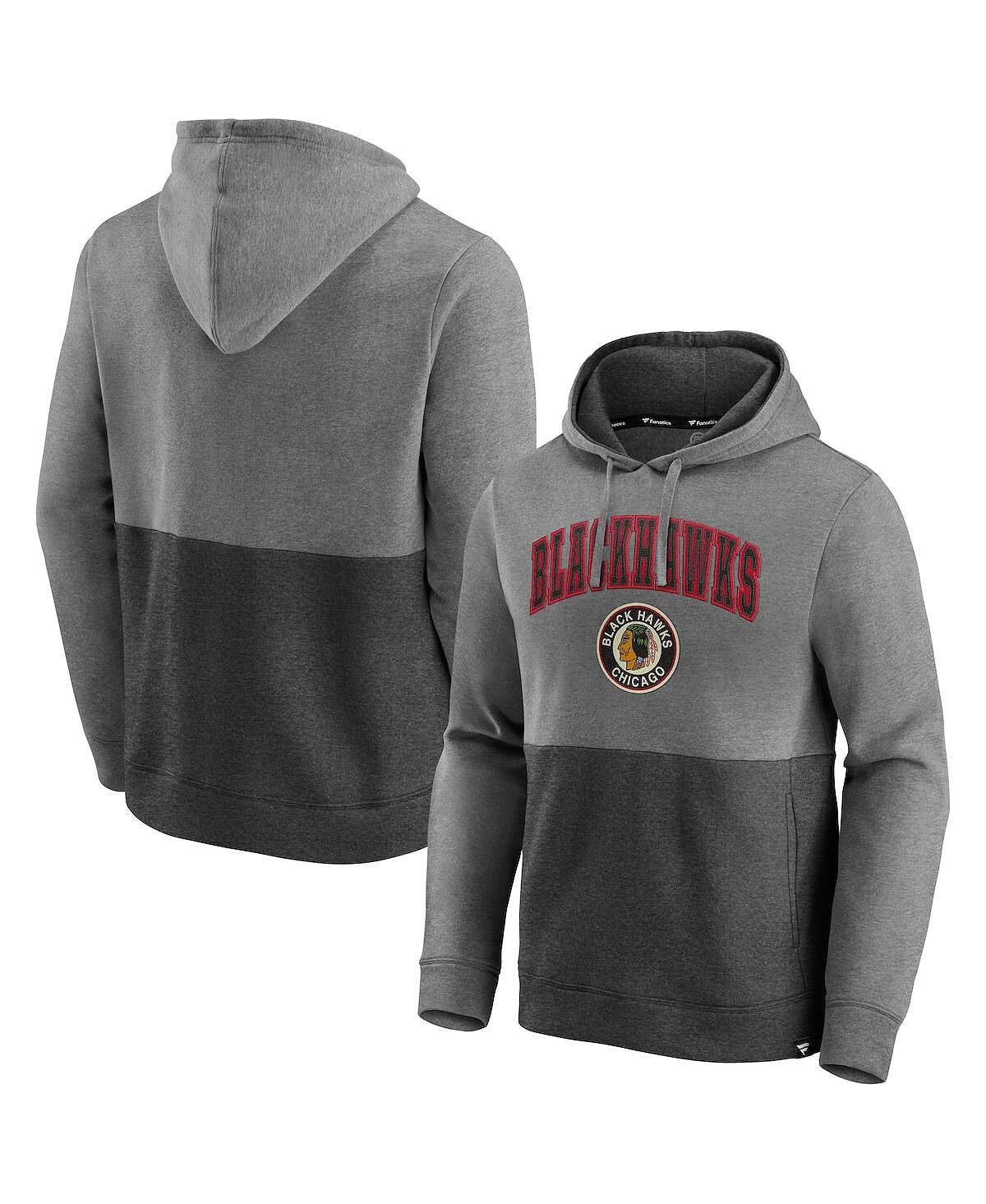 Мужская фирменная меланжево-серая, черная толстовка с капюшоном chicago blackhawks block party classic arch signature pullover Fanatics, мульти
Мужская фирменная меланжево-серая, черная толстовка с капюшоном chicago blackhawks block party classic arch signature pullover Fanatics, мульти