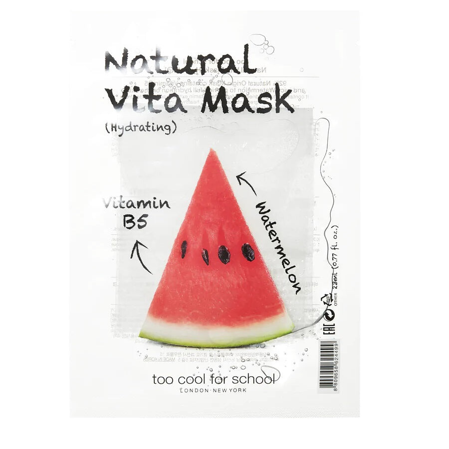 Too Cool For School Natural Vita Mask натуральная увлажняющая маска для лица Увлажняющая 23г
Too Cool For School Natural Vita Mask натуральная увлажняющая маска для лица Увлажняющая 23г
