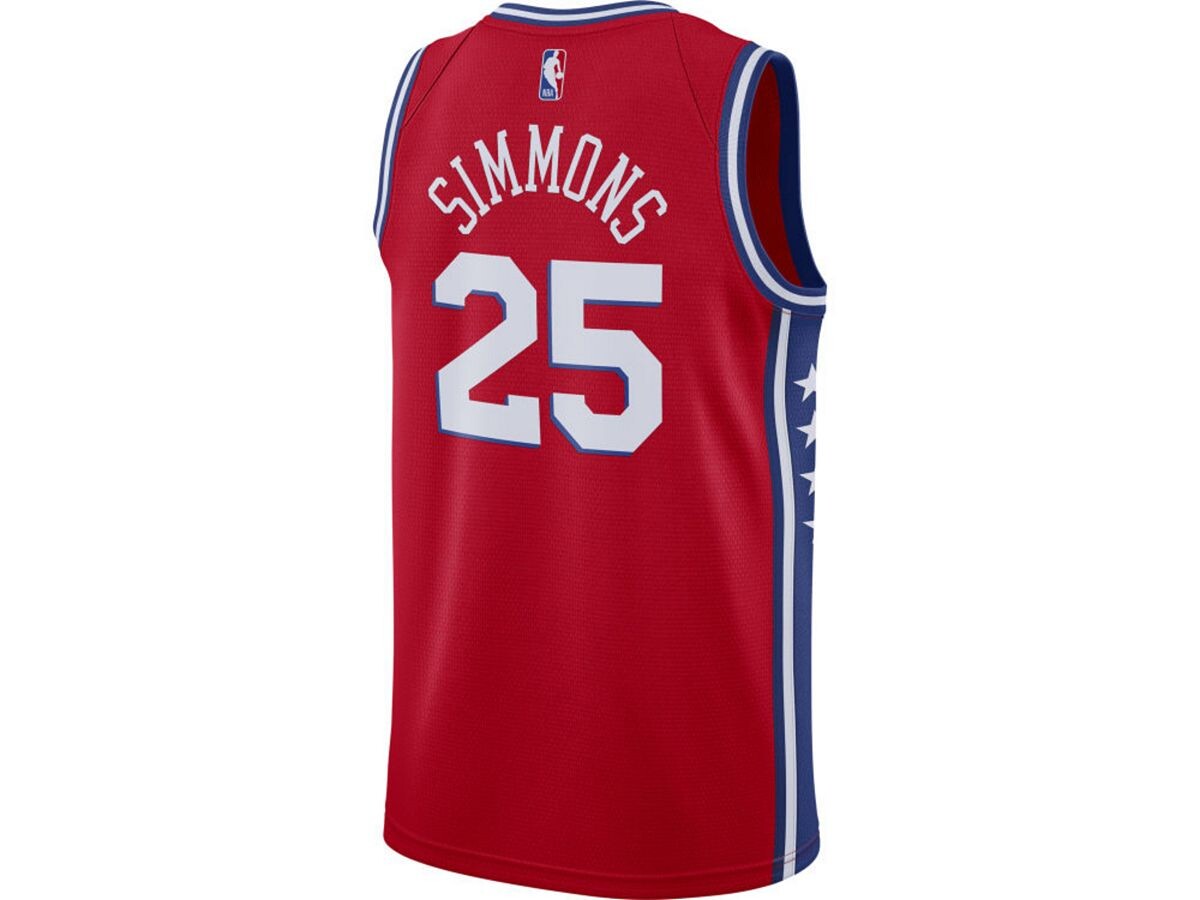 Мужская спортивная майка philadelphia 76ers swingman ben simmons Jordan, красный
Мужская спортивная майка philadelphia 76ers swingman ben simmons Jordan, красный