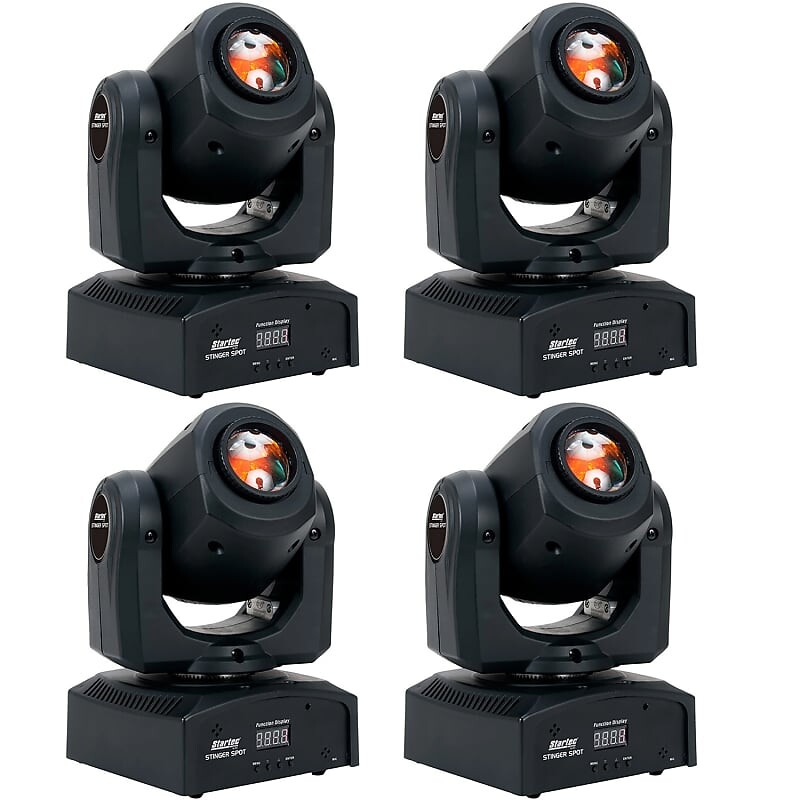 ADJ American DJ Startec Stinger Spot Mini LED Moving Heads (4 шт. в упаковке) STI680
ADJ American DJ Startec Stinger Spot Mini LED Moving Heads (4 шт. в упаковке) STI680