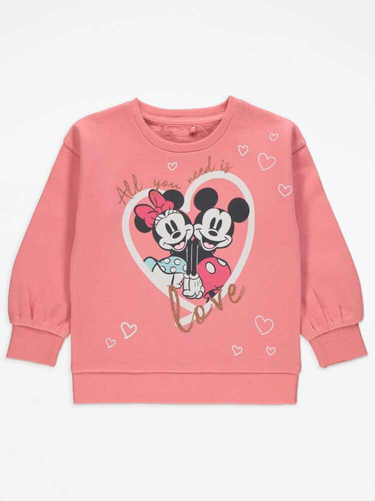 Толстовка Disney Mickey & Minnie Mouse с розовым сердцем George., розовый
Толстовка Disney Mickey & Minnie Mouse с розовым сердцем George., розовый