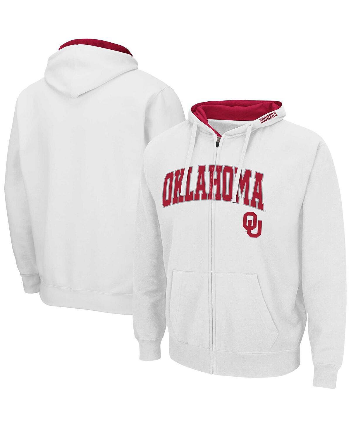 Мужская белая толстовка с капюшоном на молнии oklahoma sooners arch & team logo 3.0 Colosseum, белый
Мужская белая толстовка с капюшоном на молнии oklahoma sooners arch & team logo 3.0 Colosseum, белый