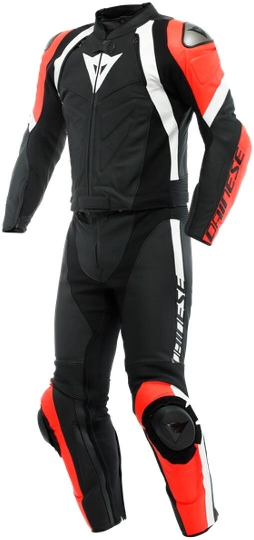 Dainese Avro 4 Двухкомнатный кожаный костюм для мотоциклов, черный/красный/белый
Dainese Avro 4 Двухкомнатный кожаный костюм для мотоциклов, черный/красный/белый