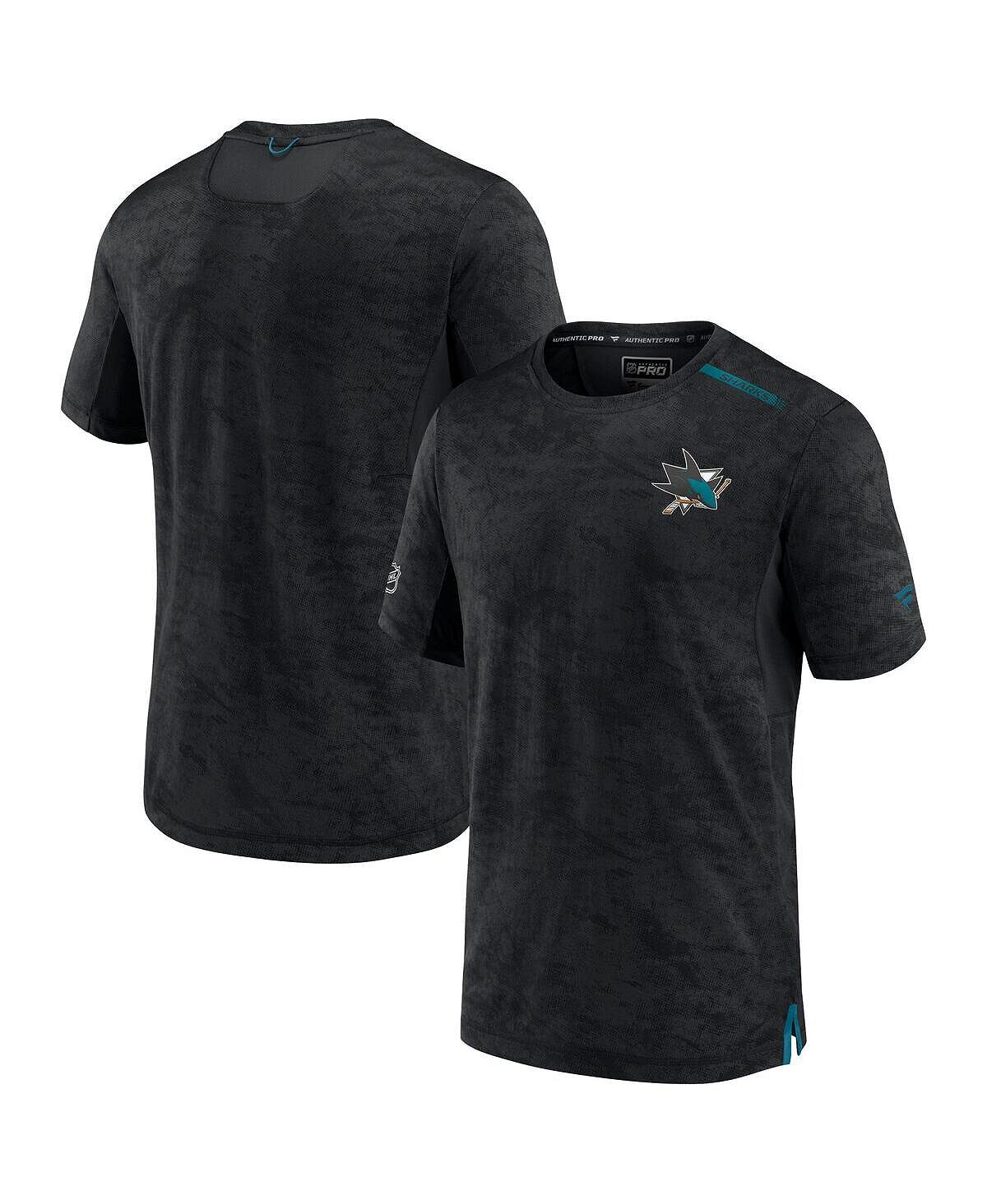 Мужская фирменная черная футболка с камуфляжным принтом san jose sharks authentic pro rink premium Fanatics, черный
Мужская фирменная черная футболка с камуфляжным принтом san jose sharks authentic pro rink premium Fanatics, черный