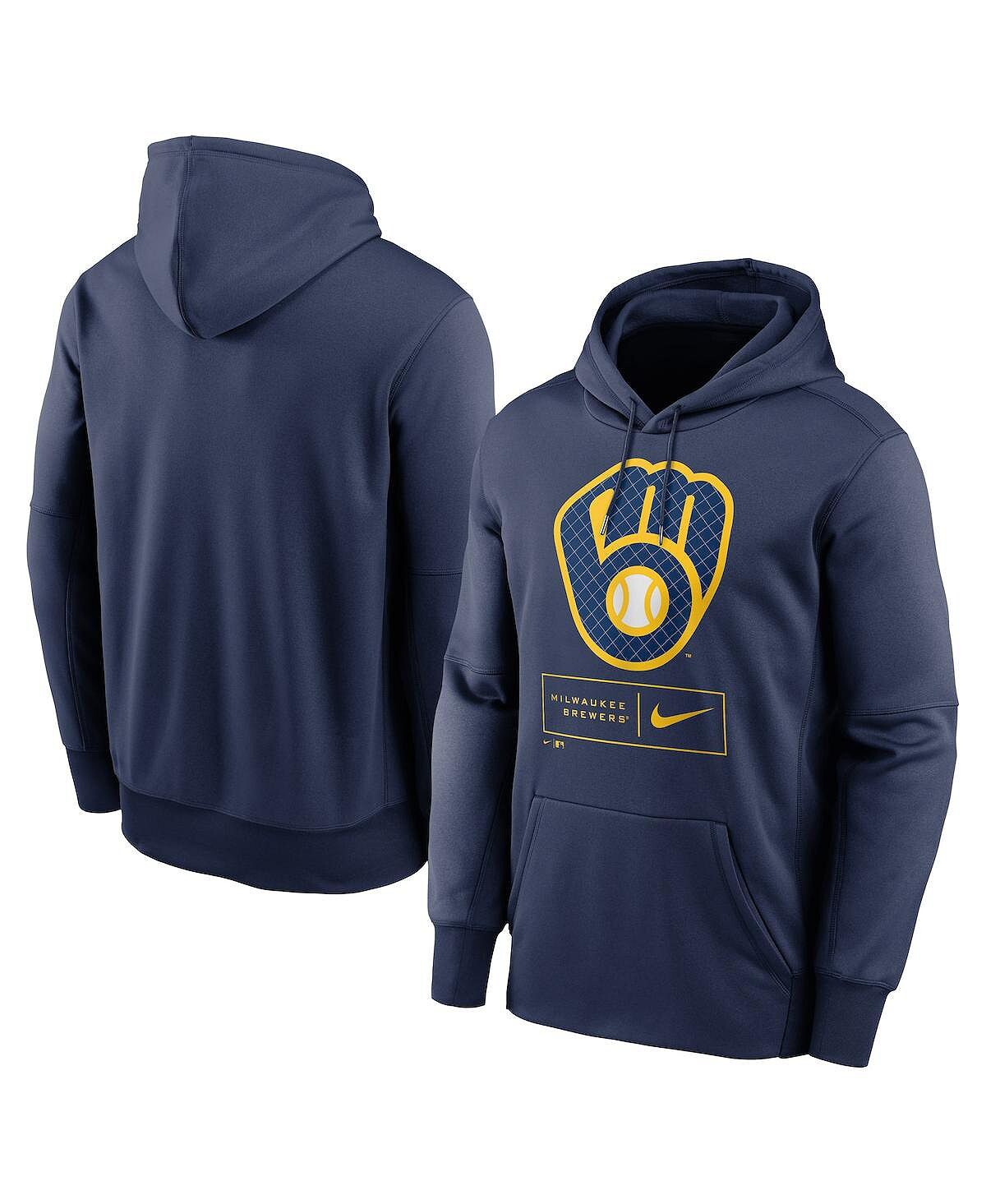 Мужская темно-синяя толстовка с капюшоном milwaukee brewers season pattern Nike, синий
Мужская темно-синяя толстовка с капюшоном milwaukee brewers season pattern Nike, синий