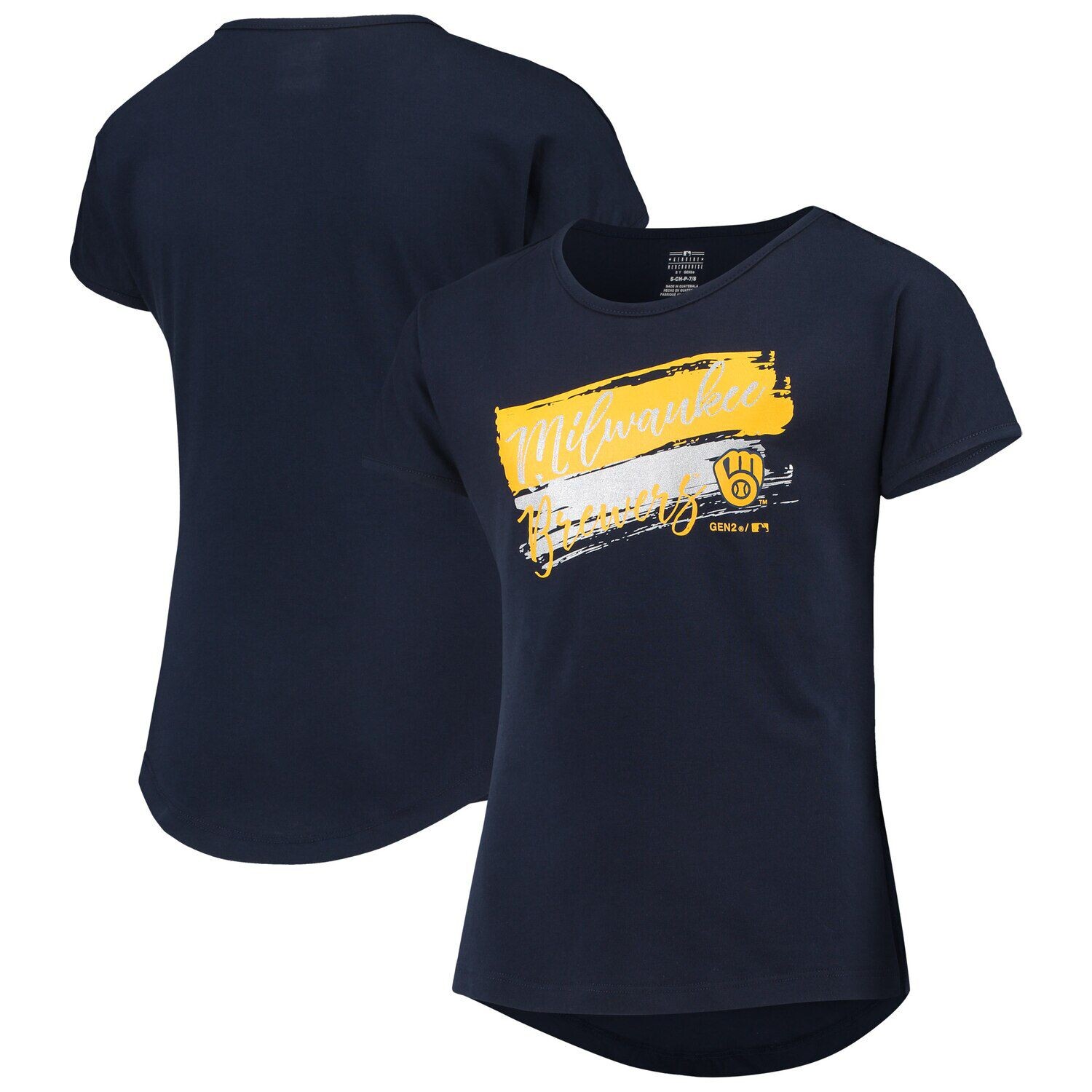 Молодежная футболка для девочек «Milwaukee Brewers» с мазком «летучая мышь» Outerstuff
Молодежная футболка для девочек «Milwaukee Brewers» с мазком «летучая мышь» Outerstuff