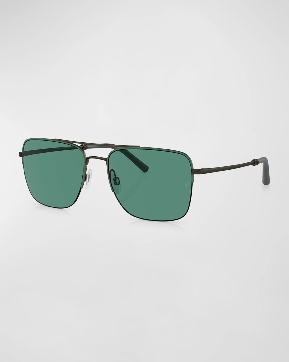 Мужские металлические солнцезащитные очки-авиаторы R-2 Oliver Peoples, цвет Green
Мужские металлические солнцезащитные очки-авиаторы R-2 Oliver Peoples, цвет Green