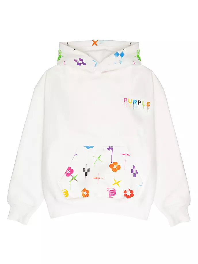 Толстовка оверсайз из хлопка с графическим рисунком Purple Brand, цвет off white
Толстовка оверсайз из хлопка с графическим рисунком Purple Brand, цвет off white