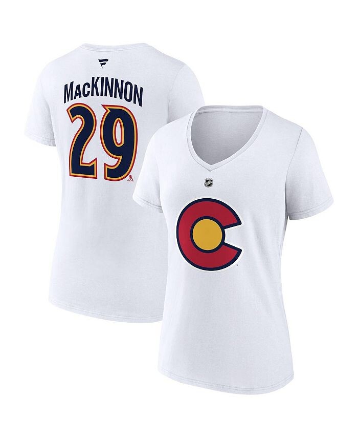 Женская фирменная футболка Nathan MacKinnon White Colorado Avalanche Special Edition 2.0 с именем и номером и v-образным вырезом Fanatics, белый
Женская фирменная футболка Nathan MacKinnon White Colorado Avalanche Special Edition 2.0 с именем и номером и v-образным вырезом Fanatics, белый