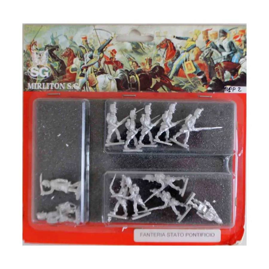 Папские государственные стрелки с командованием - Атакующий марш, Historical Miniatures - Italian Independence Wars - (28mm) (Mirliton SG)
Папские государственные стрелки с командованием - Атакующий марш, Historical Miniatures - Italian Independence Wars - (28mm) (Mirliton SG)