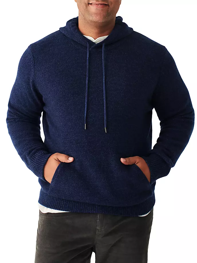 Толстовка с капюшоном из кашемировой шерсти и шнурком Faherty Brand, цвет midnight
Толстовка с капюшоном из кашемировой шерсти и шнурком Faherty Brand, цвет midnight