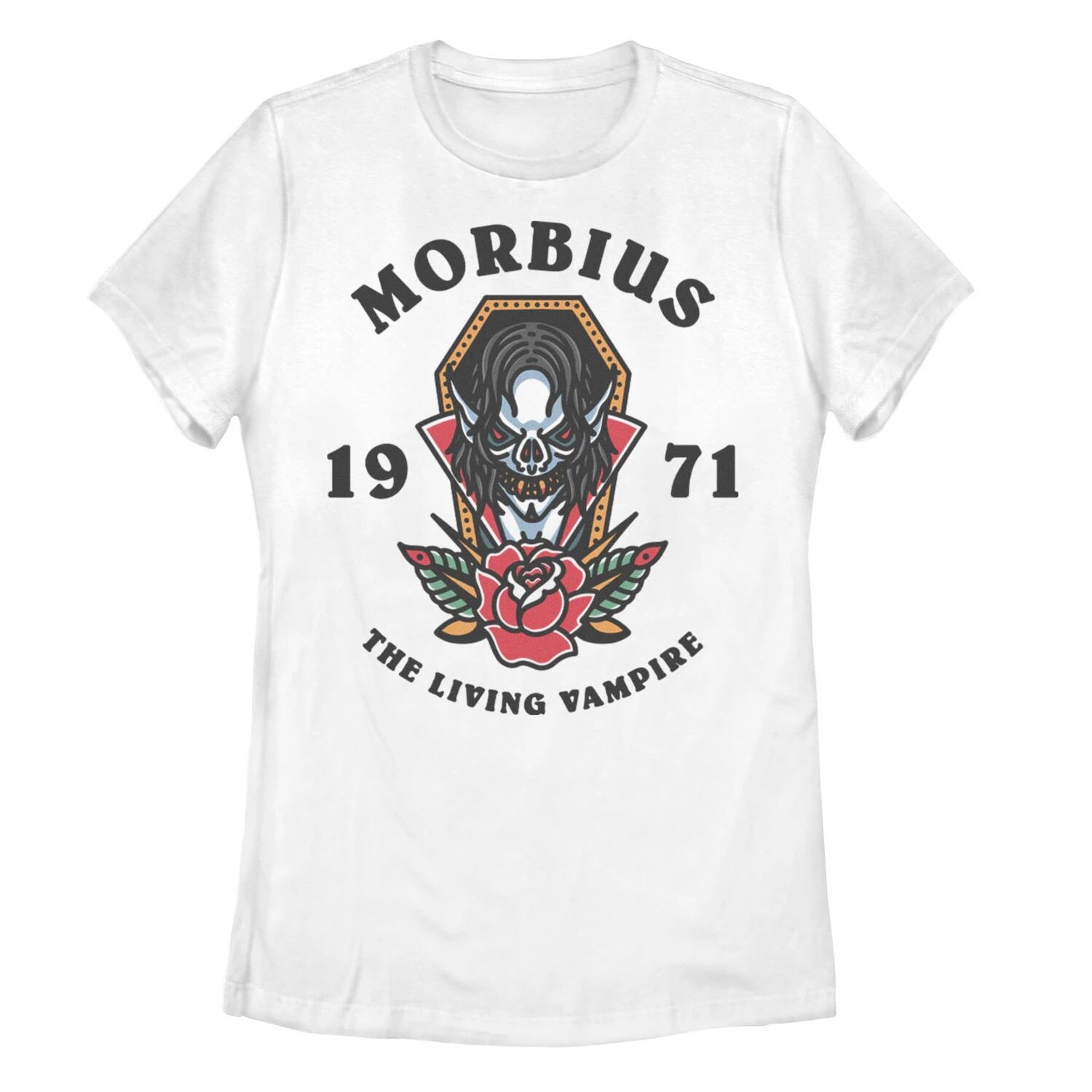 Футболка в стиле татуировки Juniors Marvel Morbius The Living Vampire 1971 Licensed Character
Футболка в стиле татуировки Juniors Marvel Morbius The Living Vampire 1971 Licensed Character