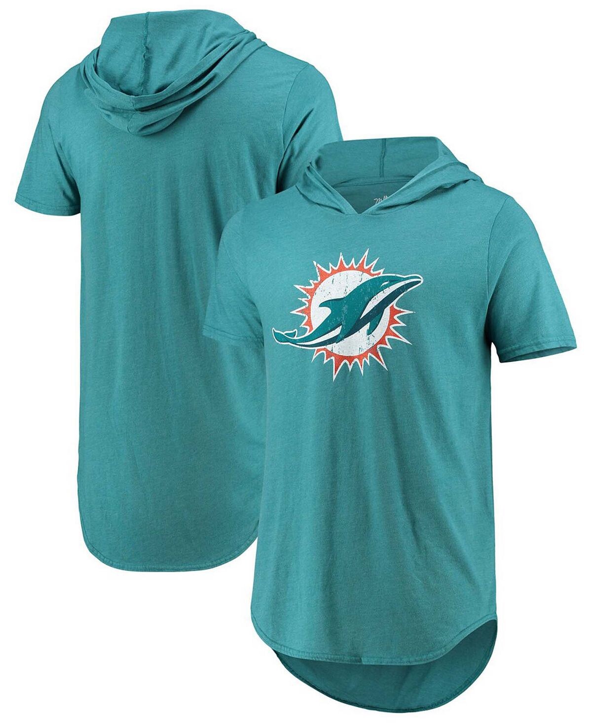 Мужская футболка с капюшоном Aqua Miami Dolphins Primary Logo Tri-Blend Majestic
Мужская футболка с капюшоном Aqua Miami Dolphins Primary Logo Tri-Blend Majestic